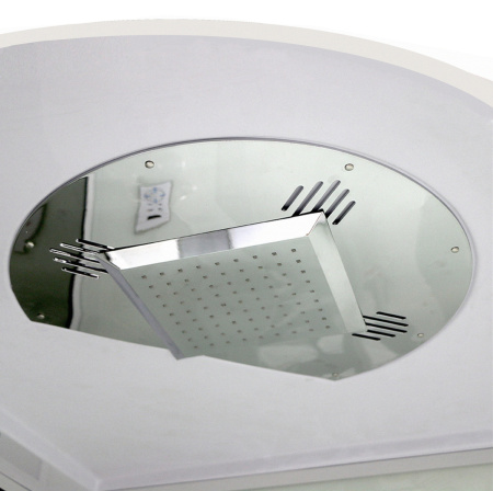 Душевая кабина Grossman GR141 100х100 четверть круга с крышей ориентация универсальная